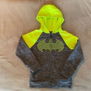 Used Batman boys sweater hoodie size 10/12